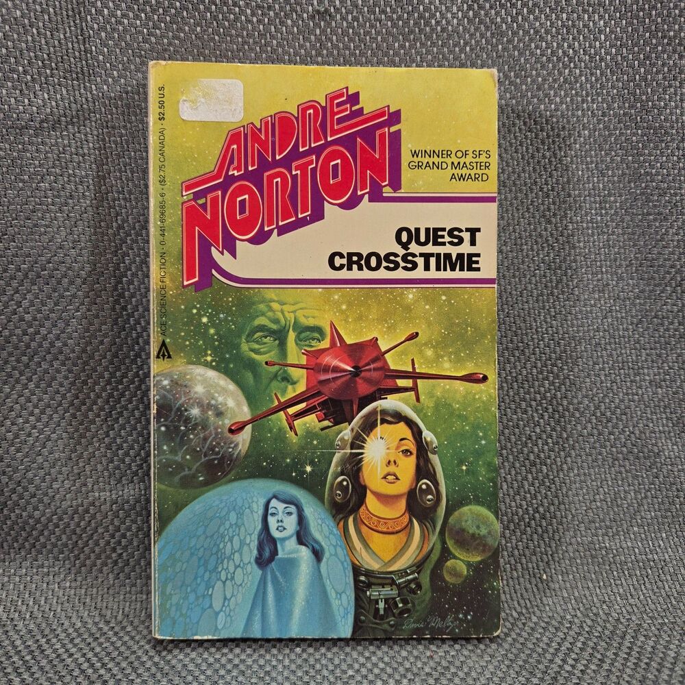 Quest Crosstime by Andre Norton Vintage 1985 Ace Paperback Science Fiction Novel